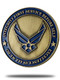 Proud Parent of an Airman Coin- 1 Corinthians 13:7 Front View