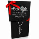 Women's Faith Cross Necklace-Hebrews 11:1