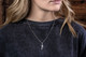 Shields of Strength Women's Rose Plated Gold Faith Cross Necklace-Hebrews 11:1 Lifestyle Image