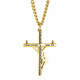 Shields of Strength Men's John 1:4 Lineman Cross Necklace