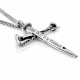 Men's Nail Cross Necklace-John 19:30