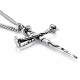 Men's Nail Cross Necklace-John 19:30