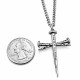 Men's Nail Cross Necklace-John 19:30