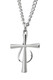 Shields of Strength Outdoor Enthusiasts Faith on the Water: Men's Fish Hook Cross Pendant Details in Surgical-Grade Stainless Steel
