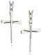 Women's Stainless Horseshoe Nail Cross Necklace-John 19:30