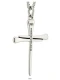 Women's Stainless Horseshoe Nail Cross Necklace-John 19:30