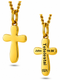 Women's Wave Cross Necklace- John 19:30