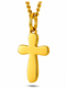 Women's Wave Cross Necklace- John 19:30