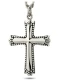 Men's Stainless Steel Reflection Cross Necklace-John 19:30