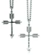 Men's Stainless Steel Arrow Cross Necklace - John 14:6