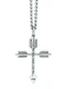 Men's Stainless Steel Arrow Cross Necklace - John 14:6
