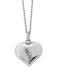 Women's Stainless Steel Healing Heart Necklace-Psalm 34:18