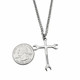 Men's Wrench Cross Necklace Phil 4:13