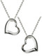 Shields Of Strength Stainless Forever Heart Necklace - Psalm 118:1-Front and Back View