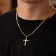 Men's Airplane Cross Necklace- Isaiah 40:31