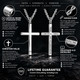 Men's Philippians 4:13 Cross Necklace