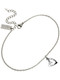 Shields Of Strength Stainless Proverbs Heart Necklace-Proverbs 4:23-Front View With Chain