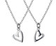 Shields Of Strength Stainless Proverbs Heart Necklace-Proverbs 4:23-Front and Back View