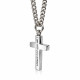 Shields of Strength Men's Always Cross Necklace Matthew 28:20