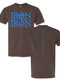 Shields of Strength Iron Sharpens Iron, Expresso Shirt-Proverbs 27:17 Front and Rear View-Men