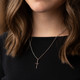 Women's Stainless Faith, Hope, Love Cross Necklace