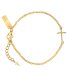 Women's Dainty Redeemer Cross Bracelet-Job 19:25