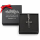 Men's Drumsticks Cross Necklace -Psalm 101:1