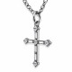 Women's Perfect Love Cross Necklace with Swarovski Crystals - 1 John 4:18
