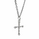 Women's Perfect Love Cross Necklace with Swarovski Crystals - 1 John 4:18