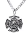Maltese Firefighter Cross Necklace- Isaiah 6:8