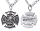 Maltese Firefighter Cross Necklace- Isaiah 6:8