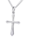 Women's Stainless Cross and Gold Plated Dainty Heart Combo Necklace- John 19:30 / John 14:6
