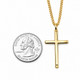 Women's Small Philippians 4:13 Cross Necklace