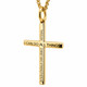 Women's Small Philippians 4:13 Cross Necklace