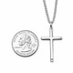 Women's Small Philippians 4:13 Cross Necklace