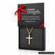Women's Small Philippians 4:13 Cross Necklace
