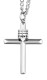 Men's Ridge Cross Necklace with Duck Band‚ John 19:30 & Philippians 4:13 