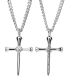Men's Golf Ball & Tee Cross Necklace Phil 4:13