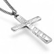 Men's Philippians 4:13 Flag Cross Necklace - Philippians 4:13