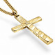 Men's Philippians 4:13 Flag Cross Necklace - Philippians 4:13