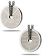 Stainless Steel Mini Weight Plate Necklace-Romans 8:37