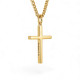 Stainless Men's Send Me Cross Pendant- Isaiah 6:8