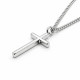Stainless Men's Send Me Cross Pendant- Isaiah 6:8