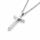 Stainless Women's Send Me Cross Necklace- Isaiah 6:8