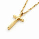 Stainless Women's Send Me Cross Necklace- Isaiah 6:8