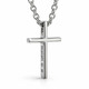 Stainless Women's Send Me Cross Necklace- Isaiah 6:8