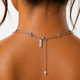 Women's Zechariah 4:6 Bead Station Double Necklace
