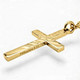 Women's Small Philippians 4:13 Flag Cross Necklace- Philippians 4:13