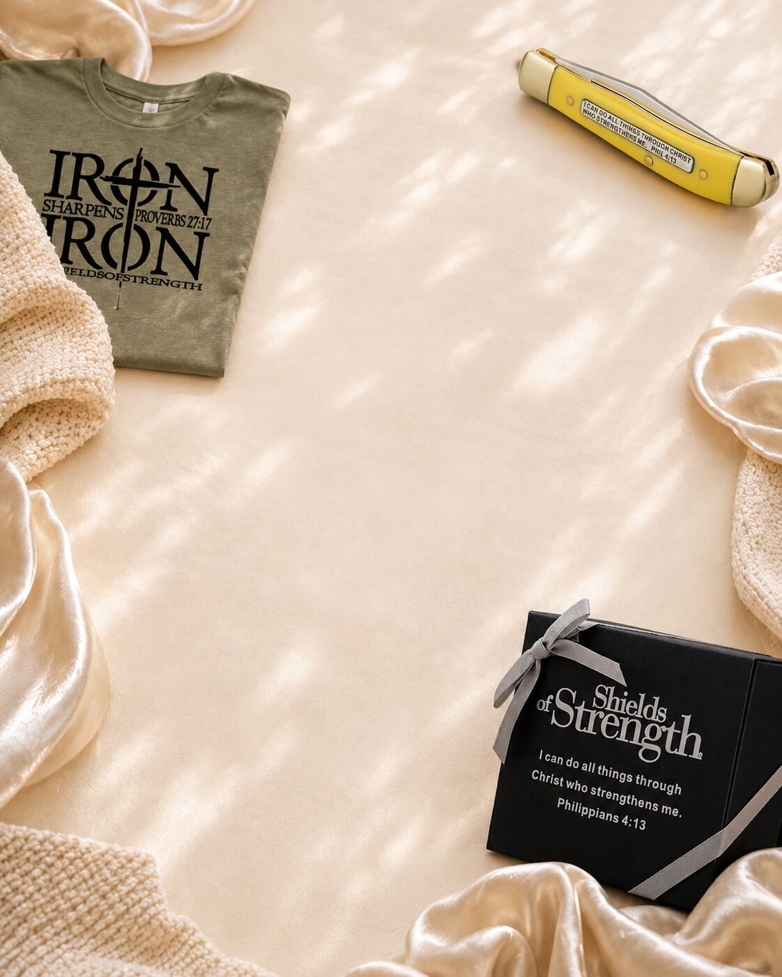Christian Accessories & Faith Jewelry with Scripture - Durable Crosses, Keychains & More by Shields of Strength