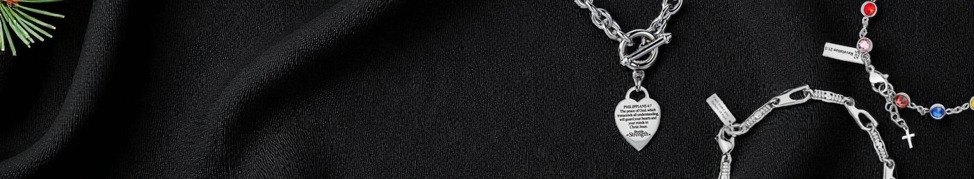 Free Cross Keychain with Purchase of Philippians Scripture Cross Necklaces